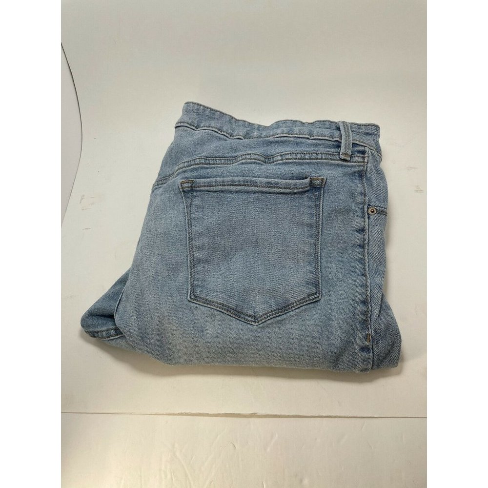 Old Navy Rockstar Super Skinny Full Panel Maternity Jeans Size 18 Faded Blue